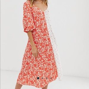 Floral midi dress